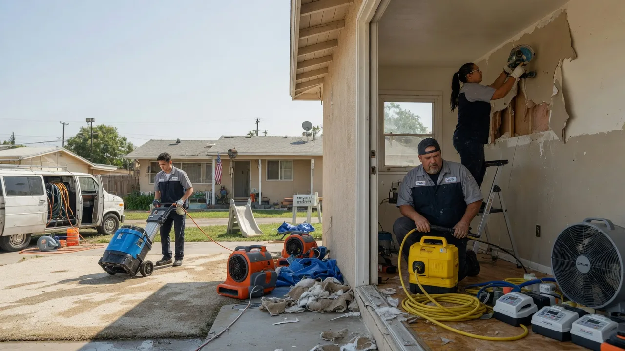 Water Damage Restoration in Kirvin, TX near me